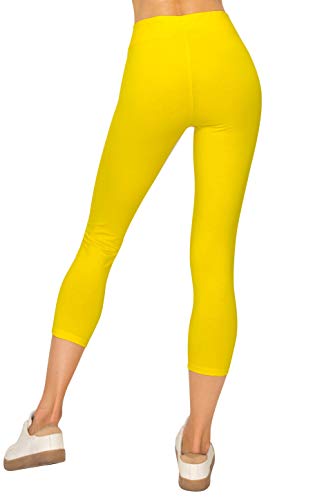 EttelLut Cotton Spandex Basic Leggings Pants-Jersey Full/Capri Regular/Plus Size4