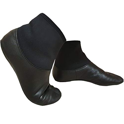 TERMAL MEST - Ledersocken aus echtem Leder und Neopren-Hals - qualitativ, wasserdicht - Einfaches Anziehen wie eine Socke - Masd Mesd Mast Khuff Khuffain Gebetssocken Whudu Wudu Corap Mash Mesh (43)