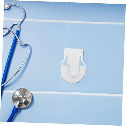 Pince pour pantalon support stéthoscope blanc réutilisable lot de 3