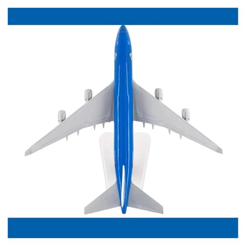 Modelo de avión B747 KLM de metal fundido a presión de 20 cm 2