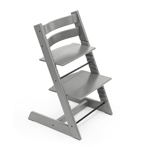 Tripp Trapp by Stokke Adjustable Wooden Storm Grey Baby High Chair (Chair Only) Tripp Trapp by Stokke Adjustable Wooden Storm Grey Baby High Chair (Chair Only)