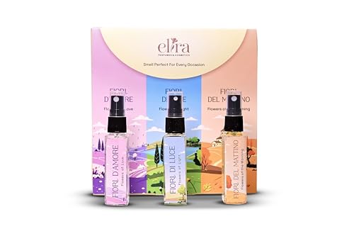 Image of Elira Perfumes & Cosmetics Floral Perfume for Women | Long Lasting Eau De Parfum Gift Set | 3 x 10 ml Perfume Combo | Fiori Collection