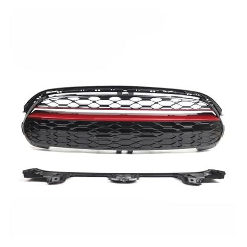 Calandre avant pour Mini F55 F56 F57 de 2014 à 2021 style nid d'abeille pare-chocs