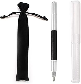 KLEHOPE Double Head Tungsten Carbide Tip Scriber, Scribing Pens Come with Transparent Box and Packaging Bag, Aluminium Etching Engraving Pen can be Used for Glass, Ceramic Tile, Metal, Wood