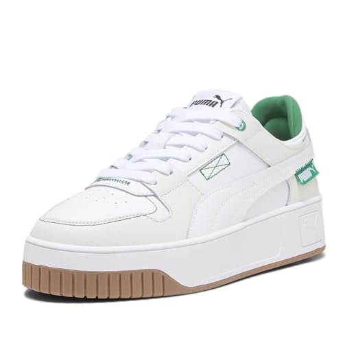 PUMA Womens Carina Street VTG Lace Up Sneakers Shoes Casual - White2