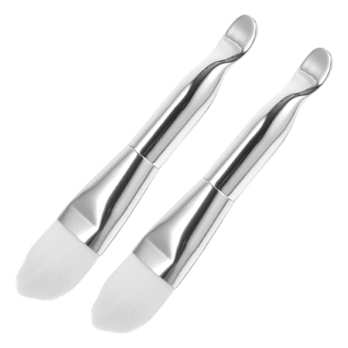 HAPINARY 2Pcs Double Ended Facial Mask Brush Applicator for Easy and Precise Clay Mask Application Lightweight Gentle Bristles for All Skin Types for Use