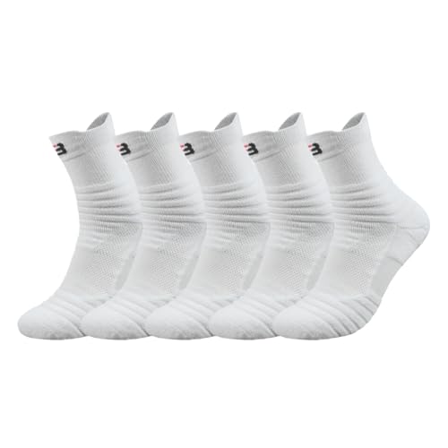 Unisex Athletic Running Socks Cushioned Breathable Moisture Wicking Arch Support Series 17