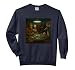 Cryptids Playing Poker Funny Alien Bigfoot Mothman Nessie Comfort Colors Adult Sweatshirt