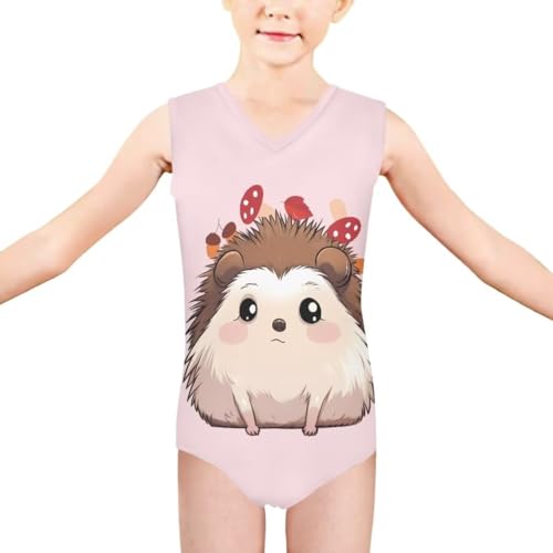 Image of Girls Swimsuit 3-14Y One Piece Swimwear Sleeveless Girls Bathing Suit