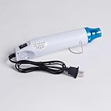 Toplionace Pistolet Thermique Céramique 220V, Mini Pistolet à Air Chaud Portatif 300W pour la Fabrication D'argile, Chauffage et Mise en Forme de Pâte Polymère, 200°C