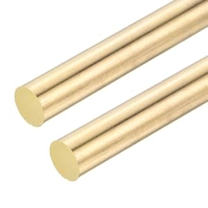 DMiotech 2er Pack Messingstäbe 13mm x 100mm