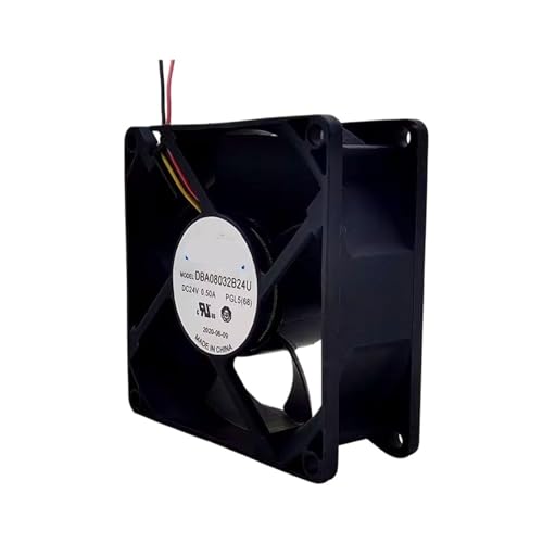Ventilateur de refroidissement DBA08032B24U 24V 0.50A de 8cm pour boîtier informatique et serveur