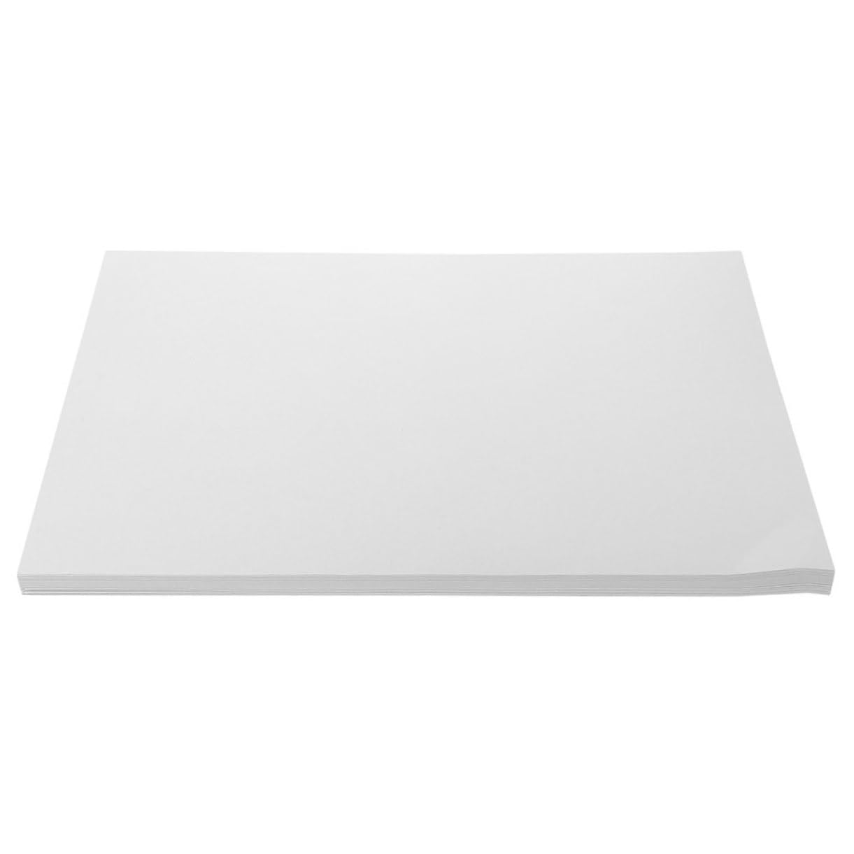 Aquarellpapier 160g 8k Weiß, 100 Blatt, Dickes Malpapier | Wasserfarben und Acrylfarben, Grobe Struktur, Papier für Malheft und Übungsblätter