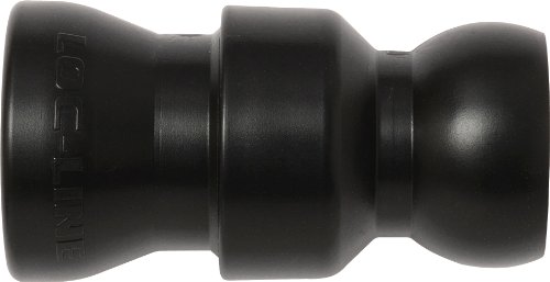 Loc-Line Coolant Hose Component, Black Acetal Copolymer, In-line Check Valve, 1/2" Hose ID, 20 PSI (Pack of 10)