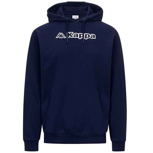 Kappa Logo Femmo Sweat à Capuche Homme Coton vêtement sport gris sweat-shirt à manches longues