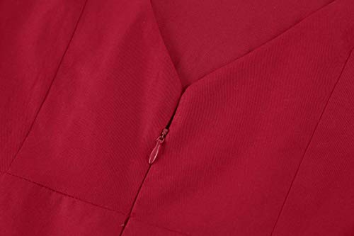Image of MINTLIMIT Women's 1950s Retro Vintage Cocktail Party 3 /4 Sleeve Swing Dress
