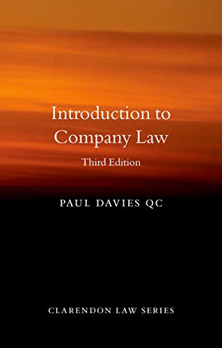  Introduction to Company Law (Clarendon Law Series) (English Edition) Francais PDF