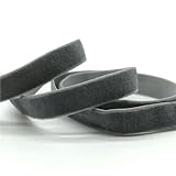 5 yardas 10 mm correa de terciopelo elástico cinta elástica DIY lazos para el cabello decoración hecha a mano manualidades accesorios de costura-gris 10 mm