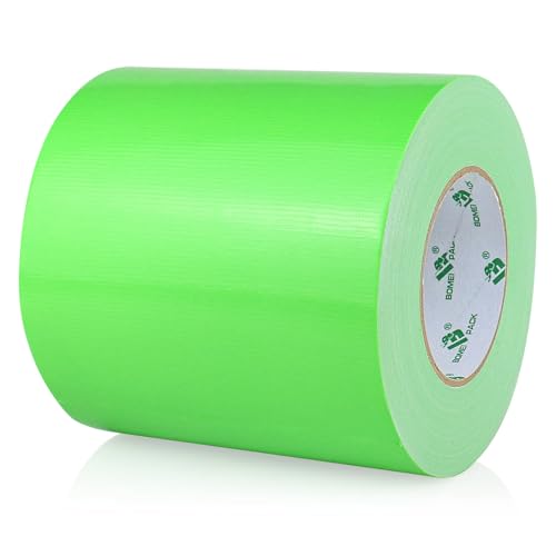 Image of BOMEI PACK 6inch Wide Green Duct Tape, Heavy Duty Strong Waterproof Industrial Color Duct Tape 9.0mil x 6inch x 60yds for Crafts, Home Improvement, Repairs, & Projects