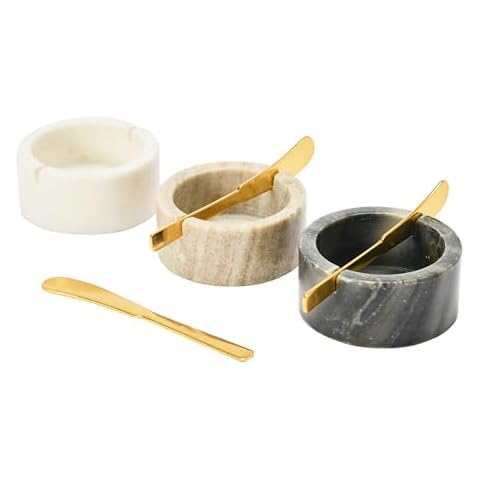 Creative Co-Op Marble Pinch Pot Bowls Cover