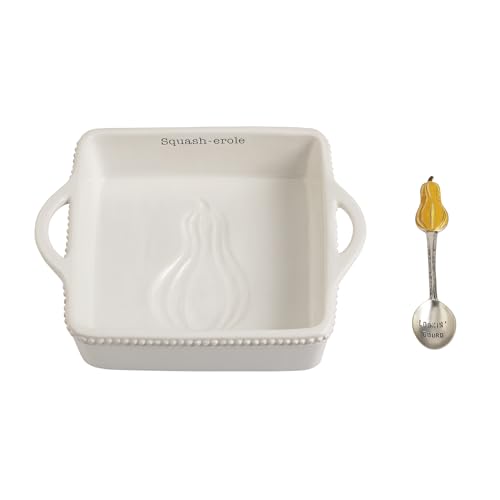 Mud Pie Thanksgiving Squash Casserole Baker Set