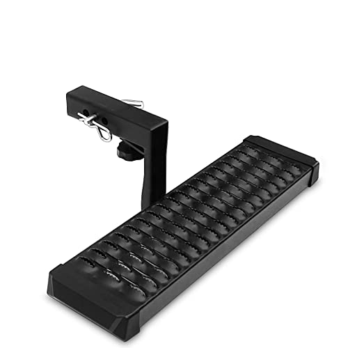Builtefy Hitch Steps Universal Fit 2" Hitch Receivers Aluminum Towing Hitch Step With 6 Inch Drop For Pickup Truck Suv Vans Rear Bumper Guard Protector #TOP2