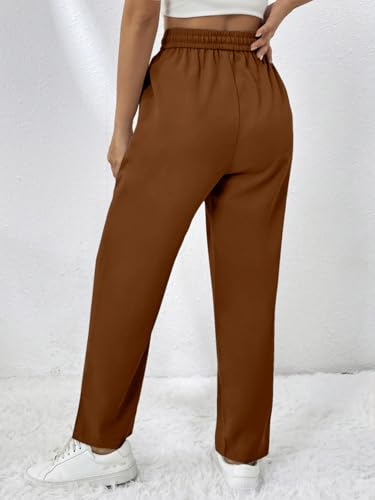 Image of Vogaan Trousers for Women | Women's High-Waisted Wide Leg Pant | Women Trousers Pants | Korean Trousers for Holiday