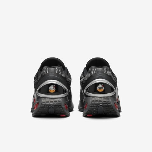 Nike Nike Air Max Dn Shoes (DV3337-016, Black/Black/Metallic Silver/University Red) Size 9.5