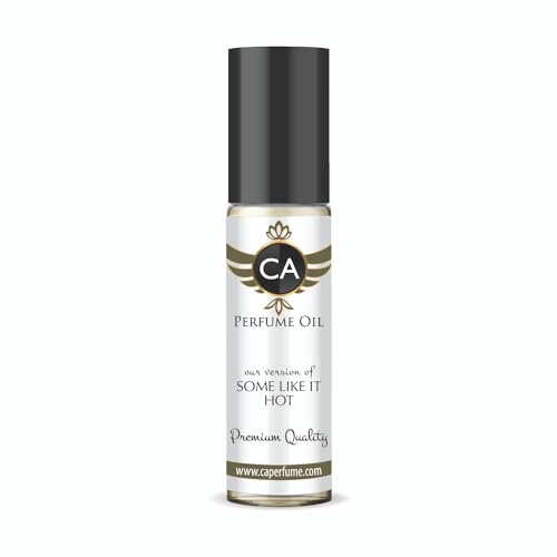 CA Perfume Impression of Some Like It Hot Unisex Fragrance Oil Floral Fruity Scent Long Lasting Perfumes for Women &amp; Men Travel Size TSA Ready Mini Parfum Body Oil Roll-on 0.33 Fl Oz 10ml