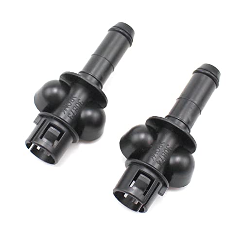 XYXZGM Accesorios de automóviles Golpeones Delanteros Boquilla Delantera Rocuador Jet Wetave Boot Luceador de la Cubierta Adaptador de la Cubierta for Toyota Avensis (Color : Pair) Cover