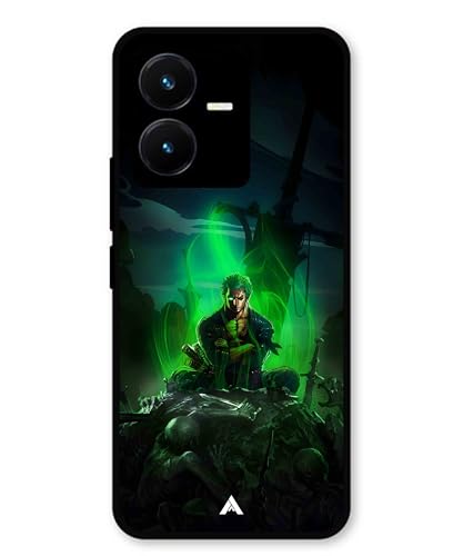 Image of Premium Anime 1 Case for Vivo Y22 (Glossy Finish) Soft-Touch Metal TPU Back Cover, Shockproof, Designer, Aesthetic Mobile Phone Case