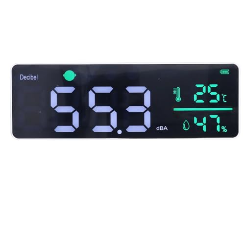 Atyhao �����v 30?130dBA �������o�� LED �f�B�X�v���C �f�V�x���e�X�^�[ �I�t�B�X��X�^�W�I�̑������x�����Ď�