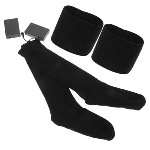 UPKOCH 1 Pair Unisex USB Rechargeable Heated Socks for Winter Thermal Foot Warmers for Men Women for Camping Cold Weather Soft Comfortable Intelligent Temperature Control