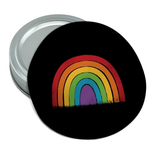 Graphics & More Distressed Rainbow Round Rubber Non-Slip Jar Gripper Lid Opener