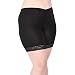 Undersummers Fusion Shortlettes, Short Length: Anti-Chafing Slipshorts with Leg Lace (X-Large, Black)