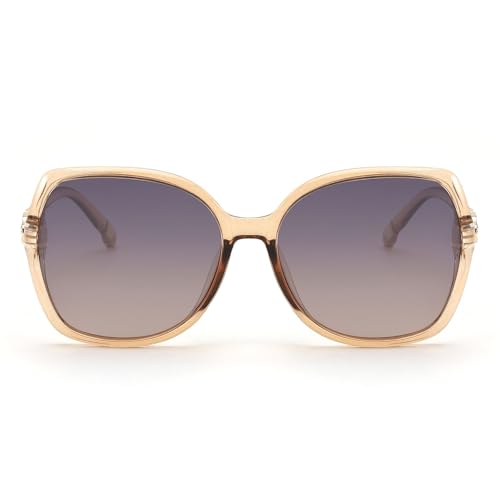 Karsaer Oversized Square Sunglasses-for-Women & Men Trendy Chain-Link Butterfly Shades 2025 Designer B51333