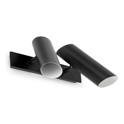 Faro Barcelona Link 29876 - Wall Light, Steel, Black Cover