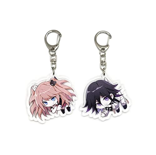 EBTY DREAMS Inc. - Set of 2 Danganronp Acrylic Keychain Junko Enoshima, Kokichi Oma