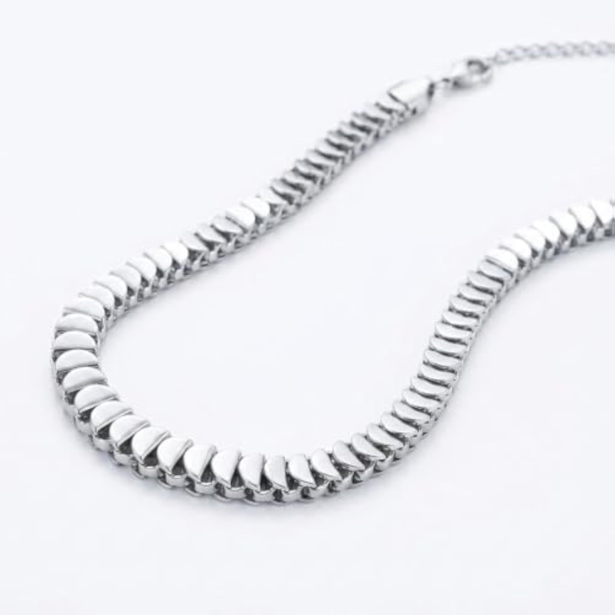 Lamellar Chain Necklace for Men & Boys, Stylish Gift