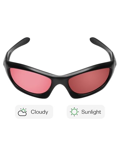 Image of Mryok Replacement Lenses for Oakley Monster Dog Sunglasses, HD Polarized, UV Protection, Impact Resistant