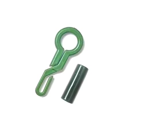 KTGCOZS Pack of 50 Carp Fishing Rubber Back Lead Clips