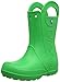 Crocs Handle It Rain Boot Unisex - Bambini Stivali da pioggia, Stivali di Gomma, Verde (Grass Green), 24/25 EU