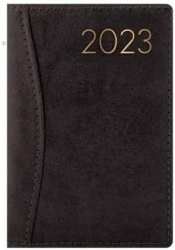 2023 Pocket Week to View Diary D-Range for Home and Office Use (Black)