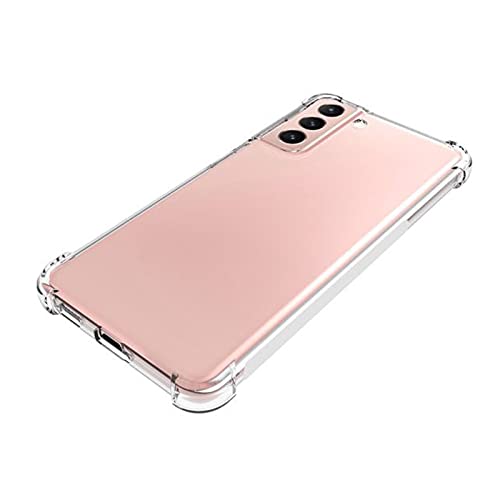 Image of for Samsung S21 FE 2023 Edition Case, Phone Case Clear Transparent Reinforced Corners TPU Shock-Absorption Flexible Cell Phone Cover for Samsung S21 FE 2023 Edition - Transparent