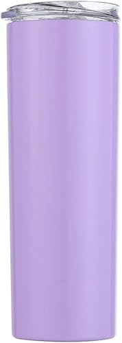 Miniatura 6 de Vaso de vino de acero inoxidable de 20 onzas con tapa, botella de agua aislada sin tallo, taza de vino para cerveza, té, café, bebidas, champán (C33)