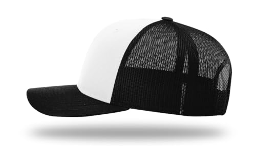 Image of Richardson 112 Trucker Hat - Premium Adjustable Snapback Hat - Structured Six Panel Richardson Blank Caps