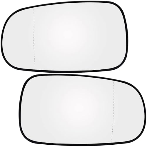 Verre de rétroviseur chauffant Saab 9-3 Estate 2005-2012 grand angle anti angle mort paire
