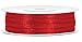Produktbild Libetui Satinband Rot Breite 3mm Schleifenband Rot Satin Dekoband Rot Geschenkband Deko Band Rot, Weihnachtsdeko, Geschenkverpackung, red Ribbon Rolle 50m Farbe Rot