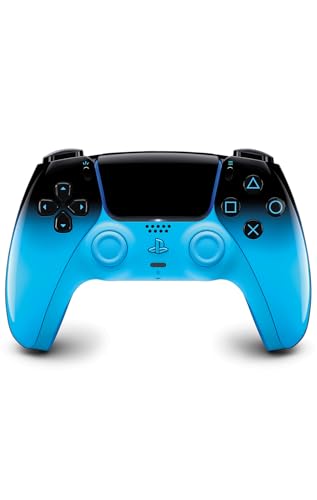 Sony, Manette PlayStation 5 Officielle DualSense, Sans Fil, Retour Haptique & Gâchettes Adaptatives, Micro Intégré, Batterie Rechargeable, Compatible PS5/PC, Collection HYPERPOP, Couleur : Rhythm Blue