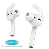 🔔 Warme Tipps: AirPods können nicht mit aufgelegter Ohrstöpsel Abdeckung aufgeladen werden, Beim Laden müssen Sie die Ohrstöpsel lösen oder das Ladegehäuse offen lassen! AirPods und EarPods NICHT enthalten!